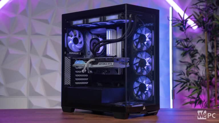 Corsair 3500X case Titan RX AIO cheap back connect PC build