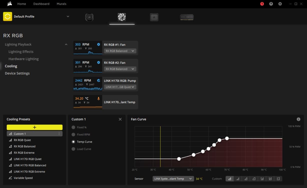 Corsair iCUE software 3