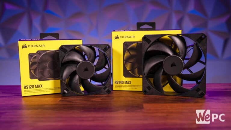 Corsair RS120 MAX fan Corsair RS140 MAX fan