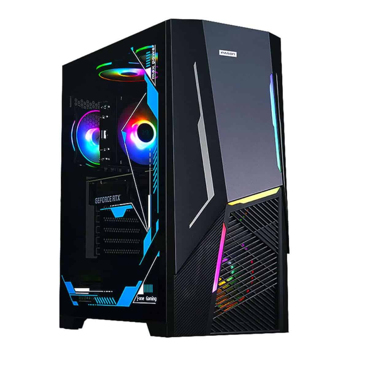 IPASON Gaming PC Desktop i5 12400F RTX 3060