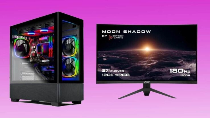 Epic Skytech gaming PC deal saves you $220 and nets you a free 1440p gaming monitor