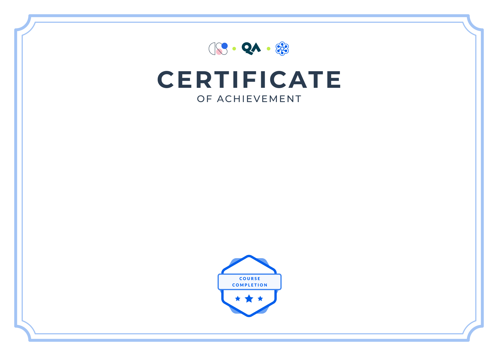 Your certificate for this learning path