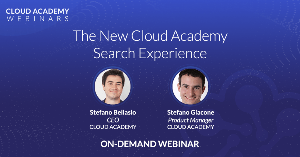 The New Cloud Academy Search Experience